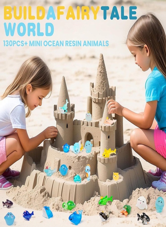 LLTDMEST 100+pcs Ocean Mini Resin Animals 78 Styles Tiny Sea Resin Animals Figurines Miniature Little Plastic Animal for Garden Micro Landscape DIY Fish Tank Aquarium Potted Gift Dollhouse Décor - Image 4